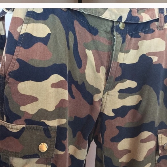 Michael Kors Camouflage Tencel (eucalyptus) Pants - Picture 7 of 7